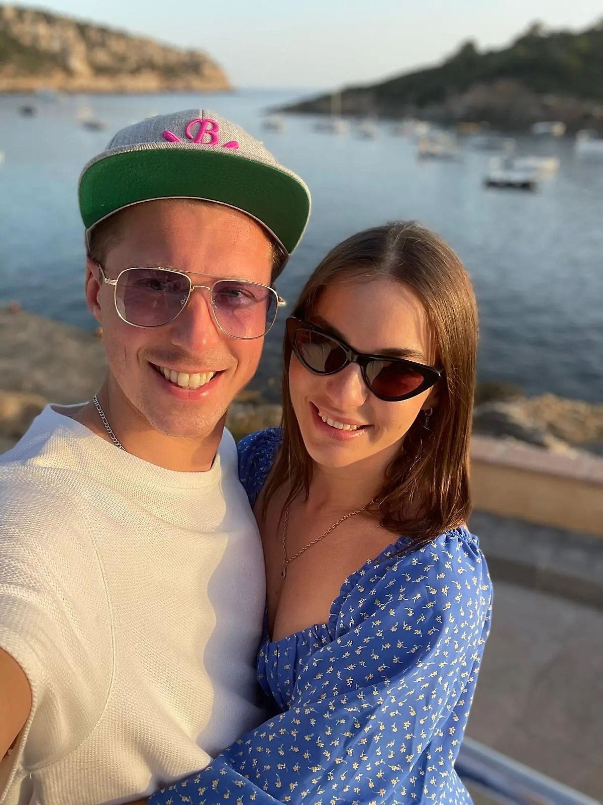 Valentin und Renata Lusin im Urlaub 2022