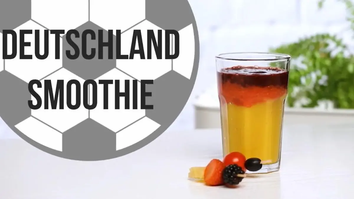 Deutschland-Smoothie für die WM-Party So bleiben Sie auch in der Verlängerung fit!