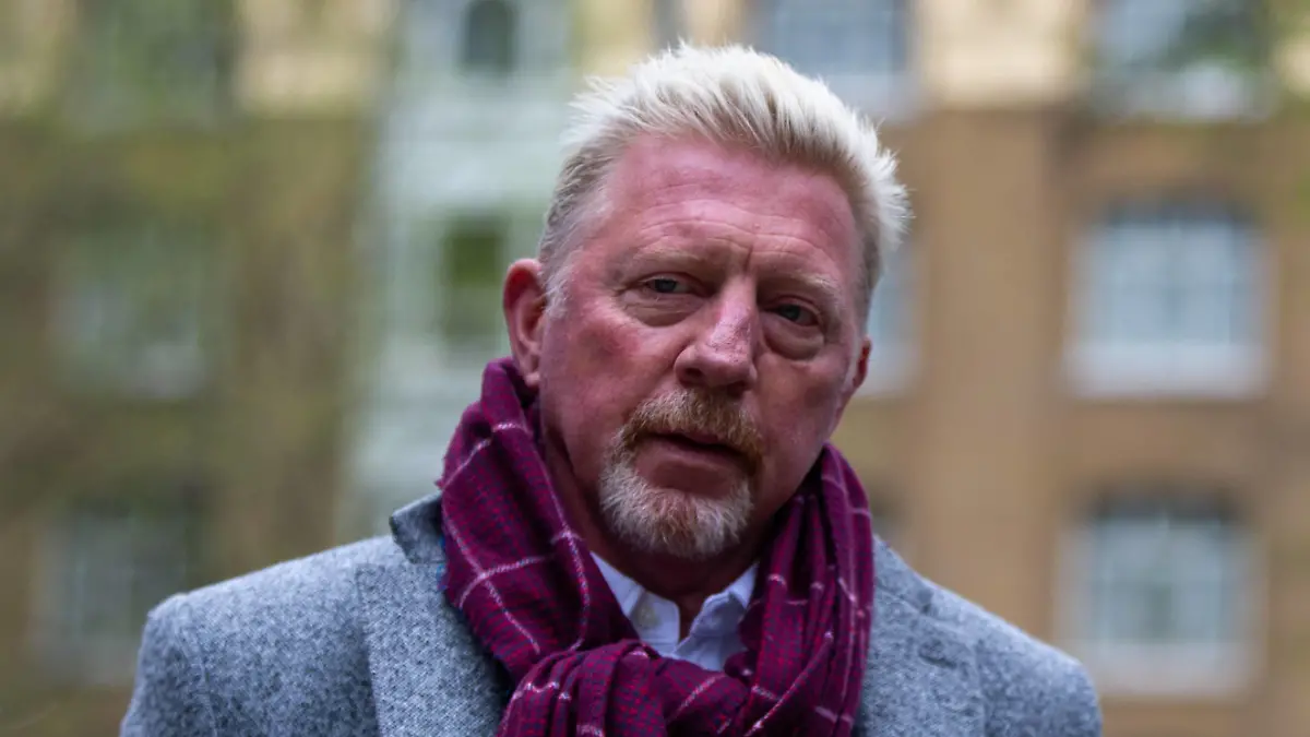 Insolvenzverfahren gegen Boris Becker in London April 8, 2022, London, England, United Kingdom: Former German tennis star BORIS BECKER arrives at Southwark Crown Court in London where he is being prosecuted by the Insolvency Service for not complying with obligations to disclose information after being declared bankrupt. London United Kingdom - ZUMAs262 20220408_zip_s262_020 Copyright: xTayfunxSalcix