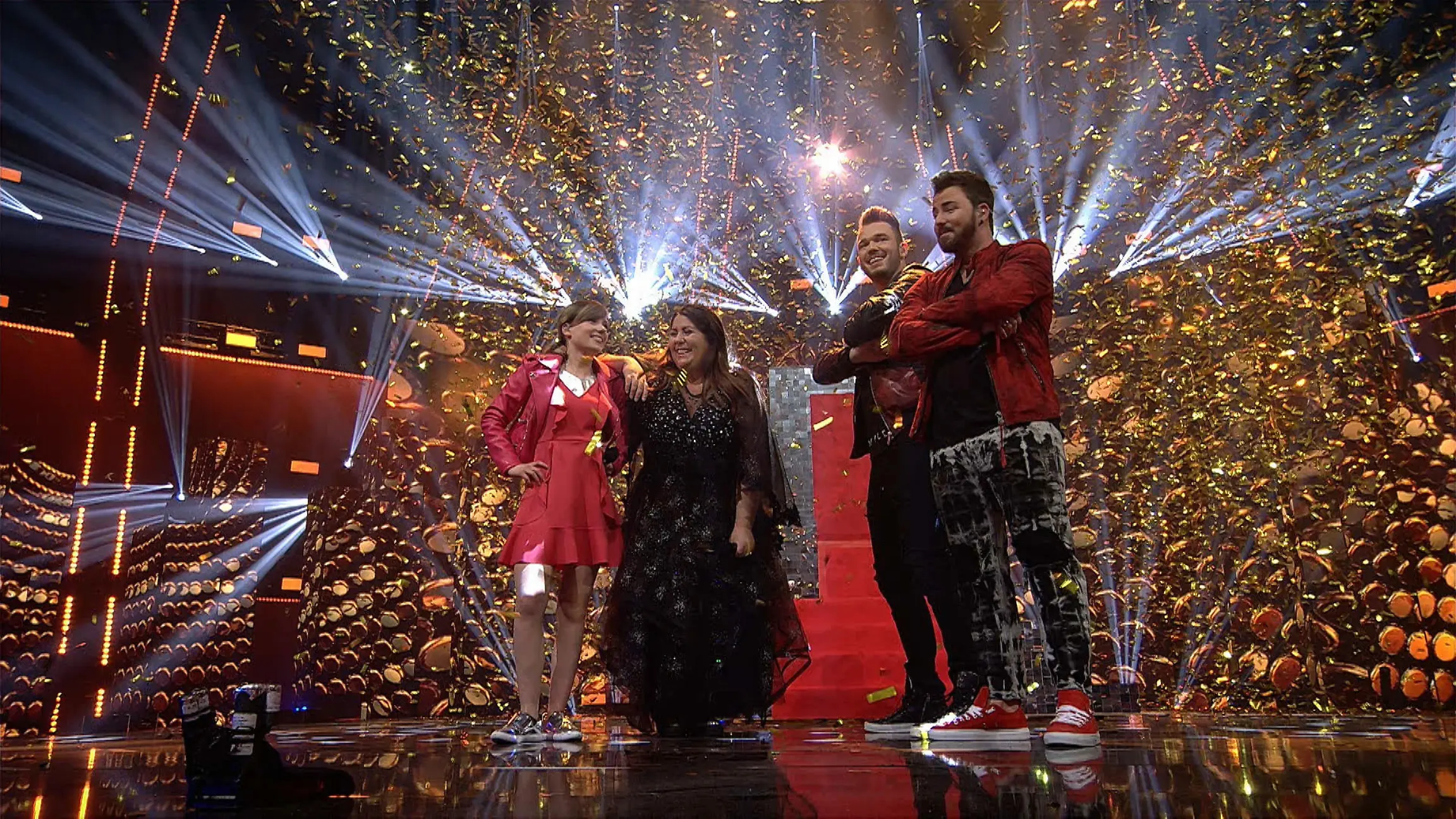 Die Top 4 eröffnen die Show mit "Wake Me Up" DSDS 2018: Das große Finale