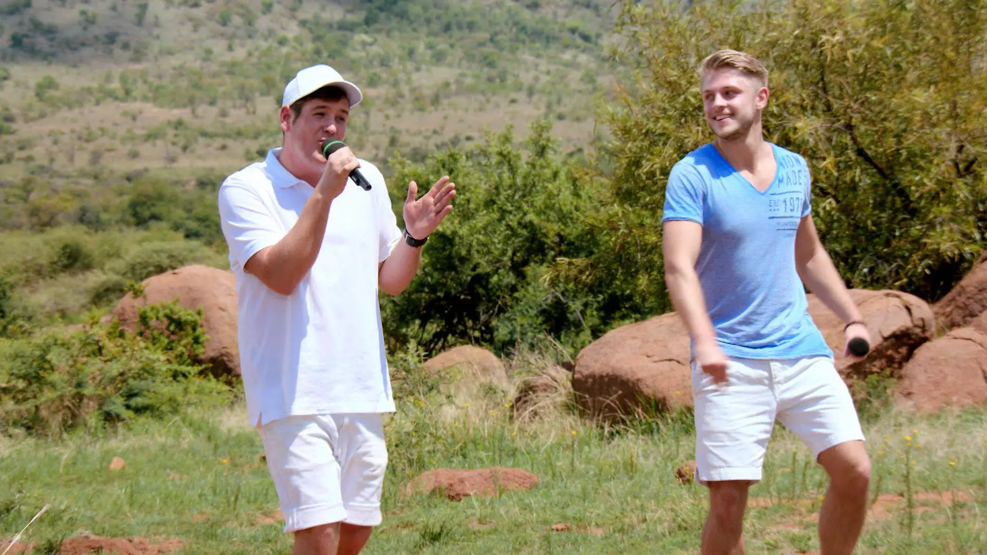 Gute Laune mit den Sonnyboys Lukas und Sven DSDS 2018: Der zweite Südafrika-Recall