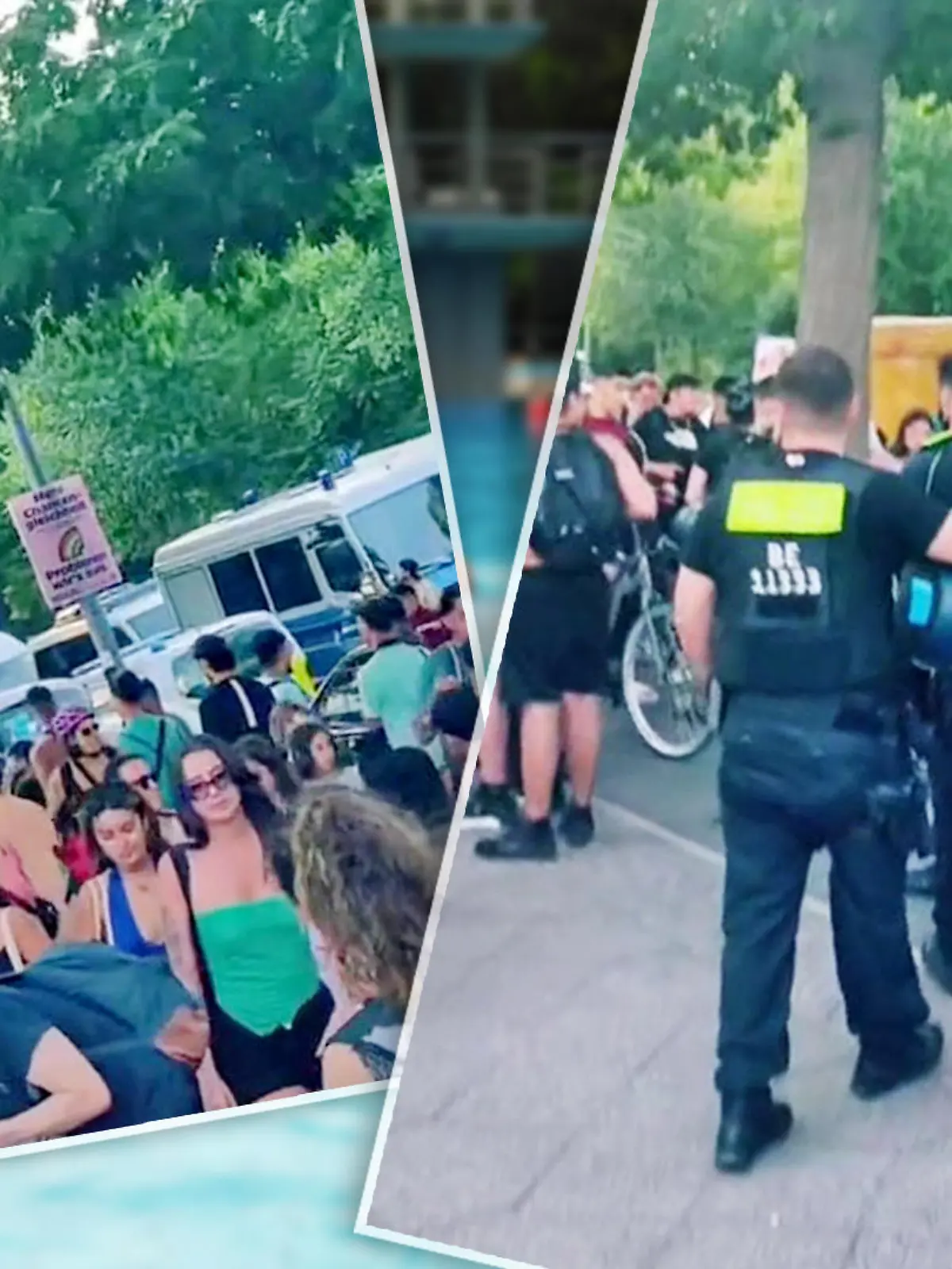 Polizeieinsatz in Berliner Schwimmbad