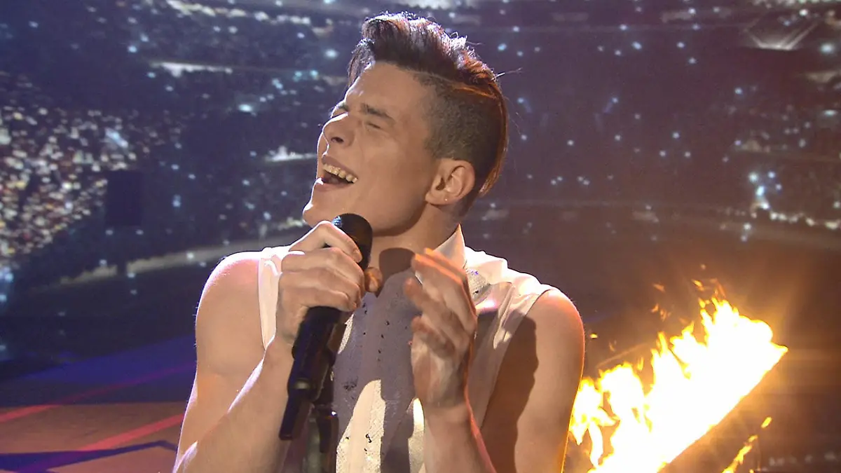 Lucas Fischer beeindruckt als Sportler und Sänger Das Supertalent 2017: Das große Finale