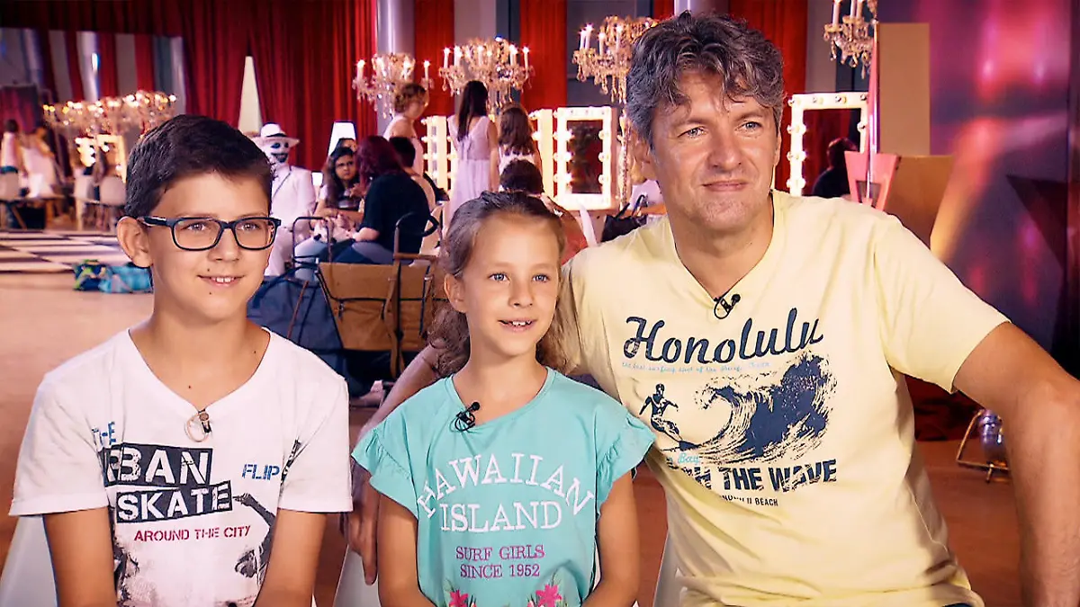 Stefan, Nina und Jovica sind eine musikalische Familie Das Supertalent 2015: Castingshow 13