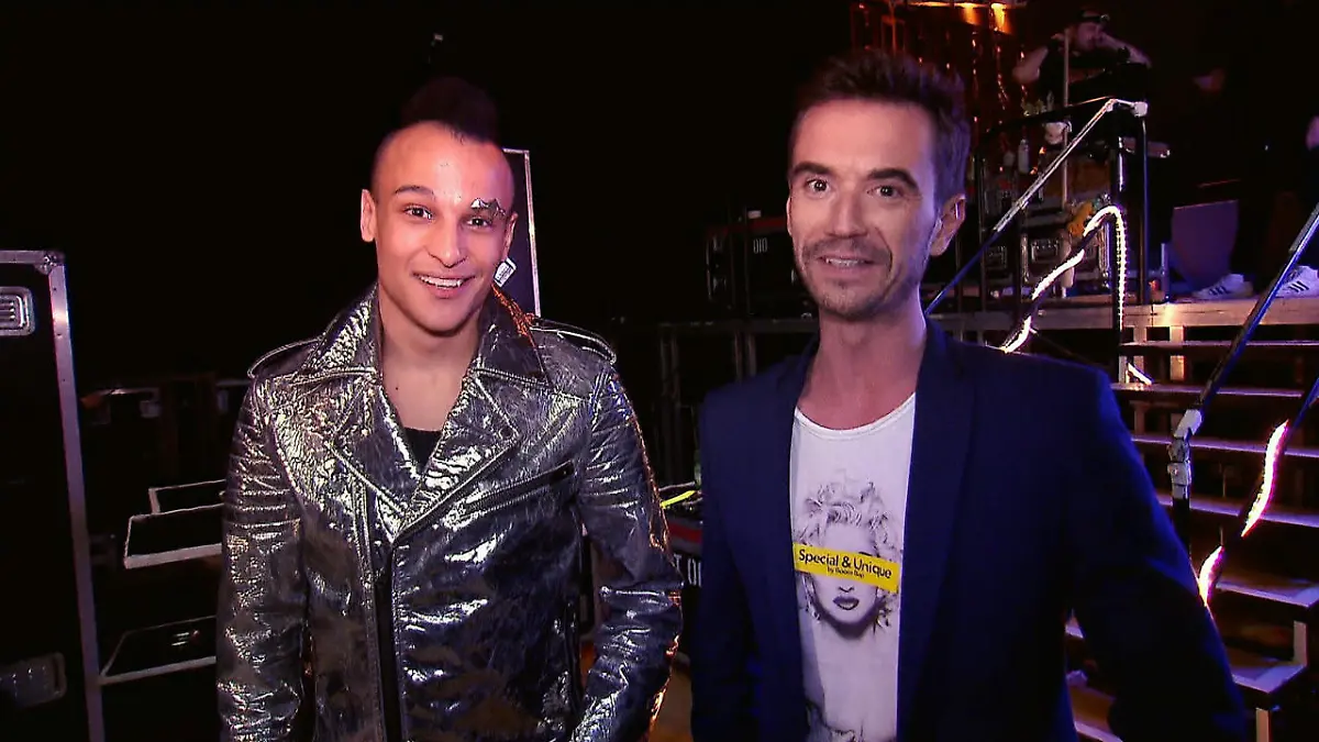 Wahnsinn! Prince Damien trifft Florian Silbereisen DSDS 2016: Das Finale
