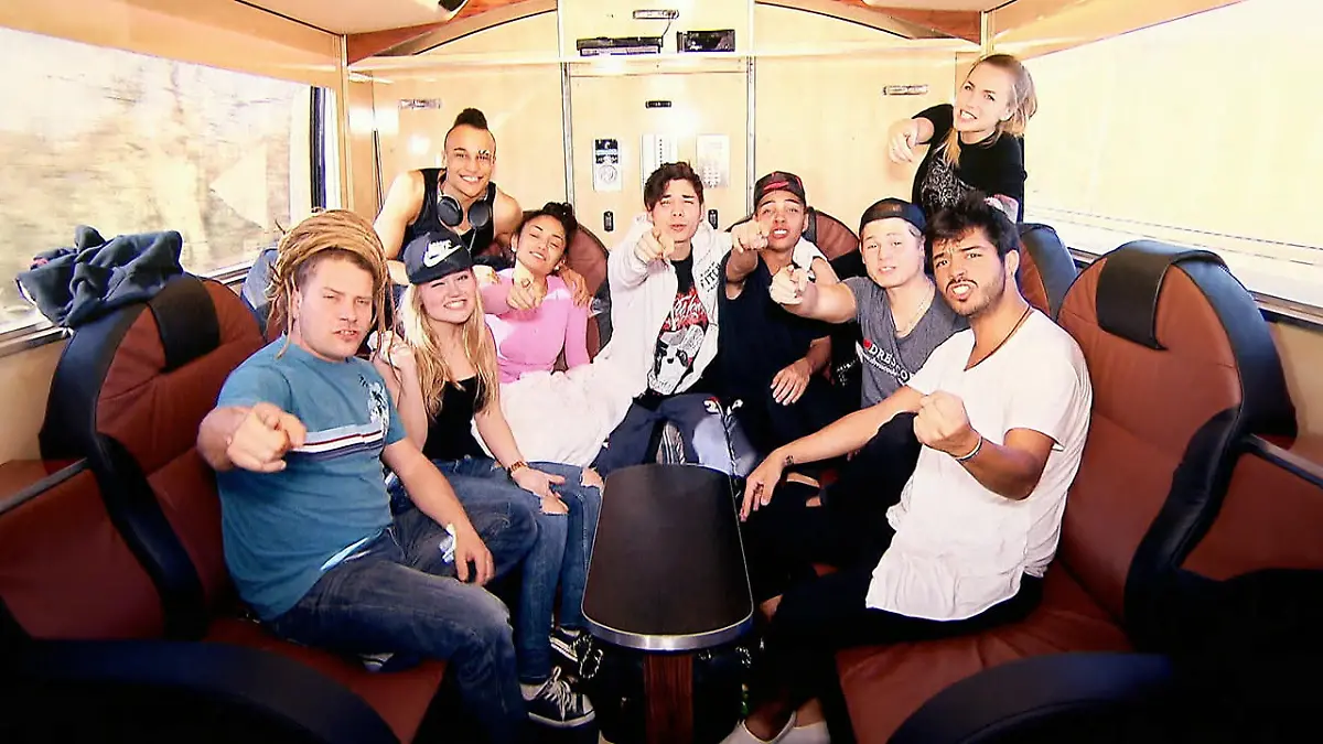 Super Stimmung im DSDS-Tourbus DSDS 2016: Das Finale