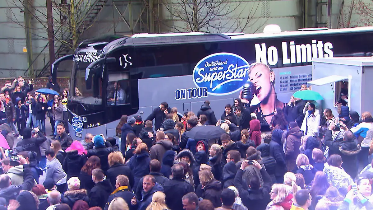 Die Top 6 im Landschaftspark Duisburg DSDS 2016: Halbfinale