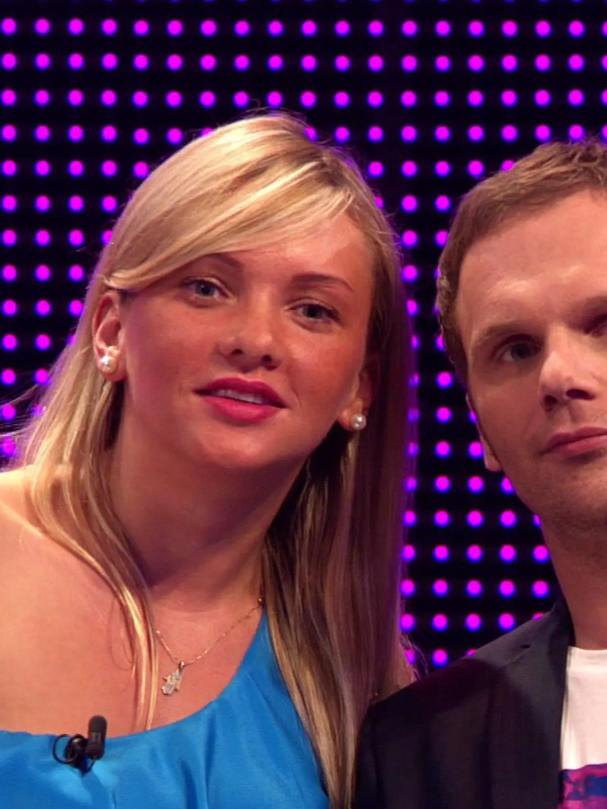 Evelyn Burdecki mit Ralf Schmitz bei "Take Me Out"