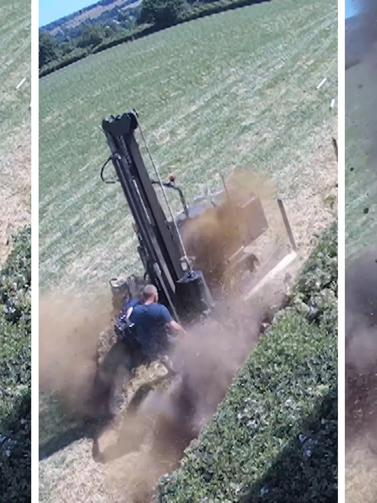 Im englischen Derbyshire hat ein Arbeiter beim Versuch einen Zaun aufzustellen in eine Gasleitung gebohrt. Wegen des Lecks mussten 30 Häuser evakuiert werden. Lokalen Medien zufolge wurde der Mann nicht verletzt. Die Leitung wurde repariert, so dass der Zaun weitergebaut werden kann.