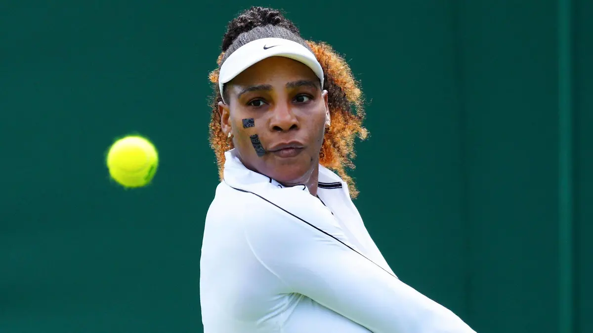 Mandatory Credit: Photo by Javier Garcia/Shutterstock 12999923b Serena Williams practices Wimbledon Saturday Practice, Wimbledon, London, UK - 25 Jun 2022 Wimbledon Saturday Practice, Wimbledon, London, UK - 25 Jun 2022 PUBLICATIONxINxGERxSUIxAUTXHUNxGRExMLTxCYPxROMxBULxUAExKSAxONLY Copyright: xJavierxGarcia/Shutterstockx 12999923b