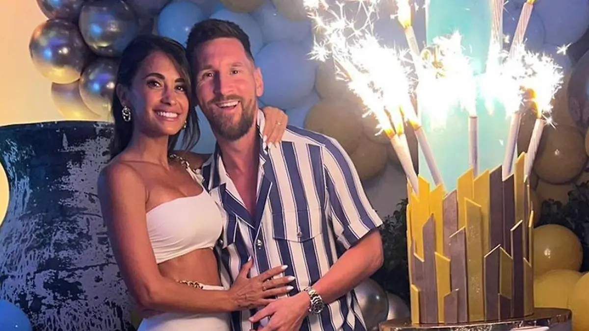Lionel Messi und Ehefrau Antonella Roccuzzo