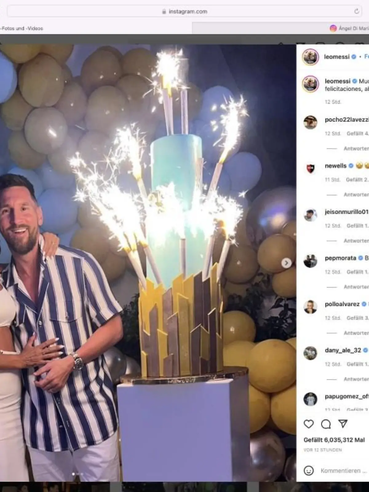 Lionel Messi und Ehefrau Antonella Roccuzzo
