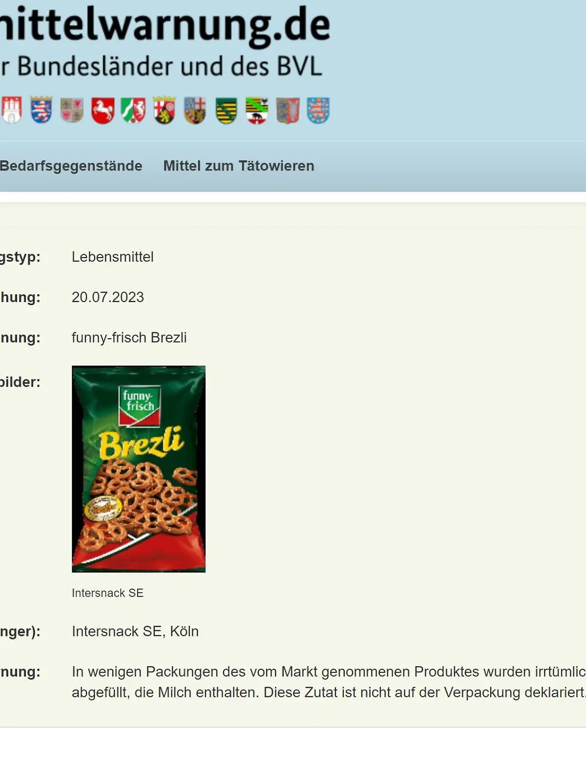 Funny-Frisch Brezli