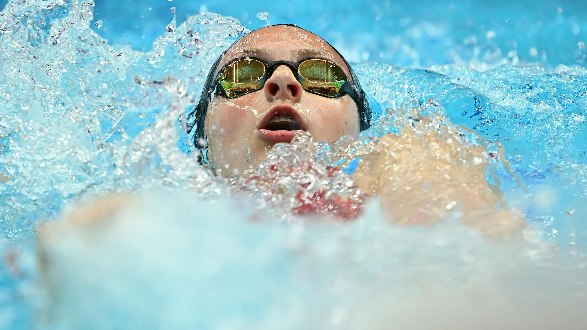 BUDAPEST, HUNGARY - JUNE 25: Summer McIntosh of Team Canada competes in the Women's 400m Individual Medley Final on day eight of the Budapest 2022 FINA World Championships at Duna Arena on June 25, 2022 in Budapest, Hungary. (Photo by Quinn Rooney/Getty Images)