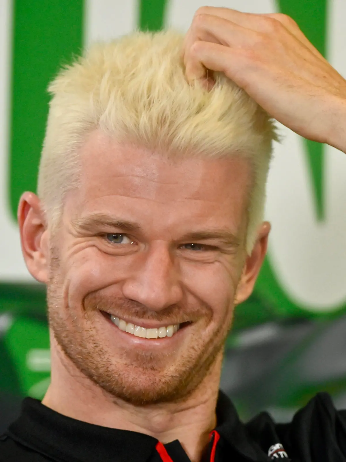 dpatopbilder - 20.07.2023, Ungarn, Mogyorod: Motorsport: Formel-1-Weltmeisterschaft, Grand Prix von Ungarn, vor dem 1. Freien Training: Nico Hülkenberg aus Deutschland vom Team Haas spricht während einer Pressekonferenz. Foto: Denes Erdos/AP/dpa +++ dpa-Bildfunk +++