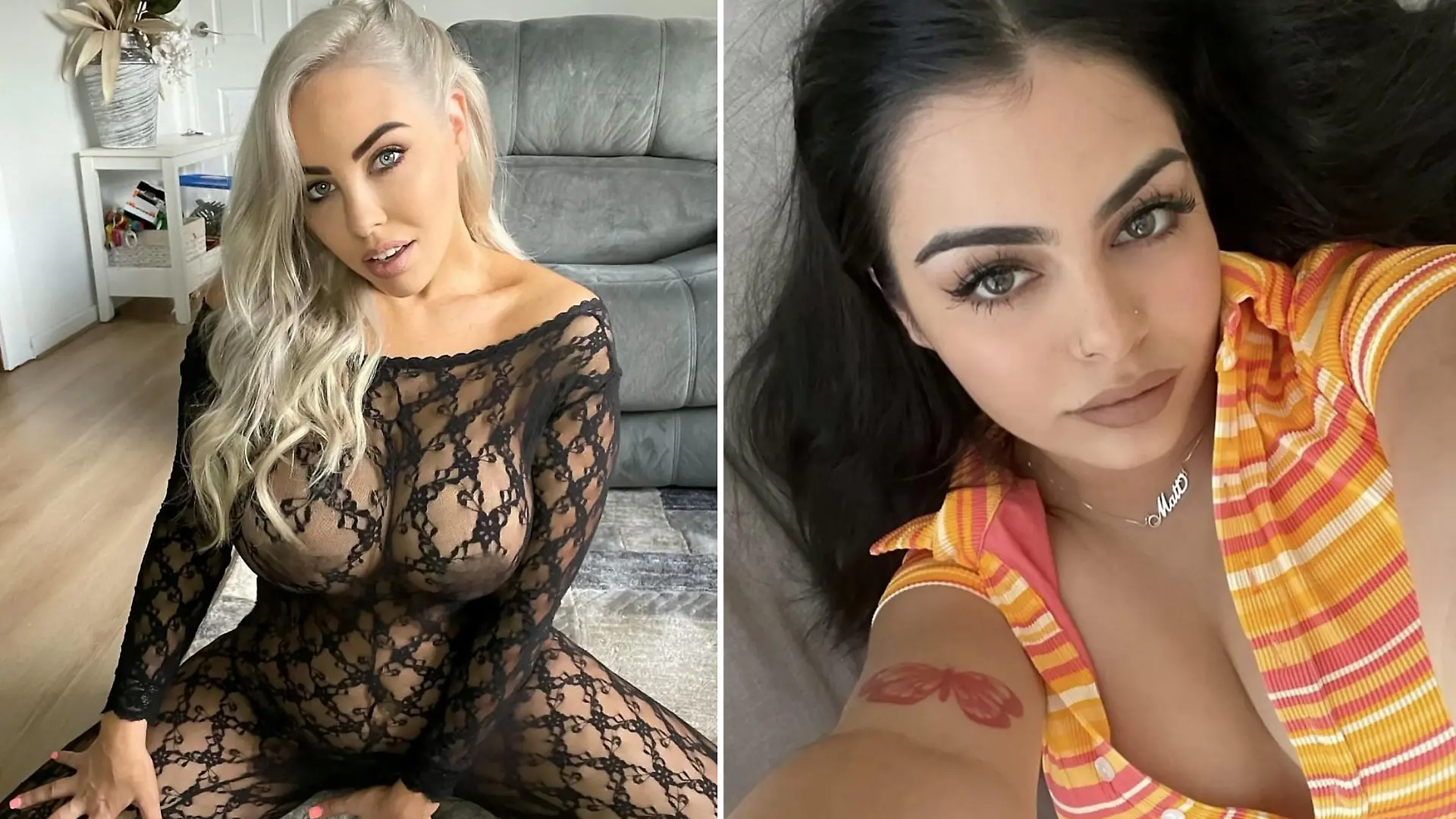 SONDERKONDITIONEN: Satzpreis!
COMPOSITE PICTURE - (L-R) Evie Opitz, 37, in her home, 15 June 2022 & Tiahnee at her home in Adelaide on 12 Jan 2022. Meet the world's hottest Mum and Daughter - who have together made over £100,000 on OnlyFans. See SWNS story SWTPhot. Evie Opitz's New Years Resolution was perhaps more conventional than most this year - as the Mum decided to join her 19-year-old daughter in making an OnlyFans account. The 37-year-old from Adelaide, South Australia, has already made £43,000 in just six months and says her and her daughter, Tiahnee, are the "hottest mum and daughter" on the site. The pair admit they ?absolutely love? OnlyFans - and are very open and supportive of one another?s sexual endeavours. Both say they have never felt unsafe on the site and "do not care if it's controversial". / action press