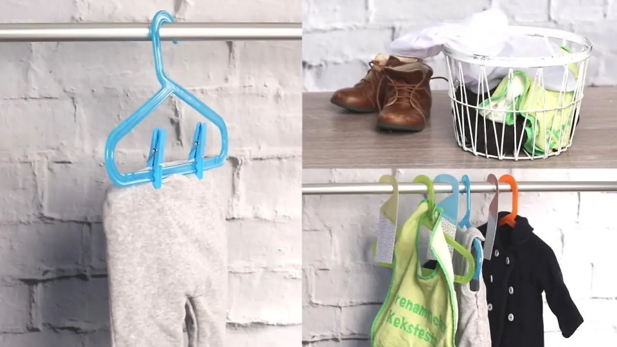 Praktische Babykleidungshacks Für Ordnung im Schrank