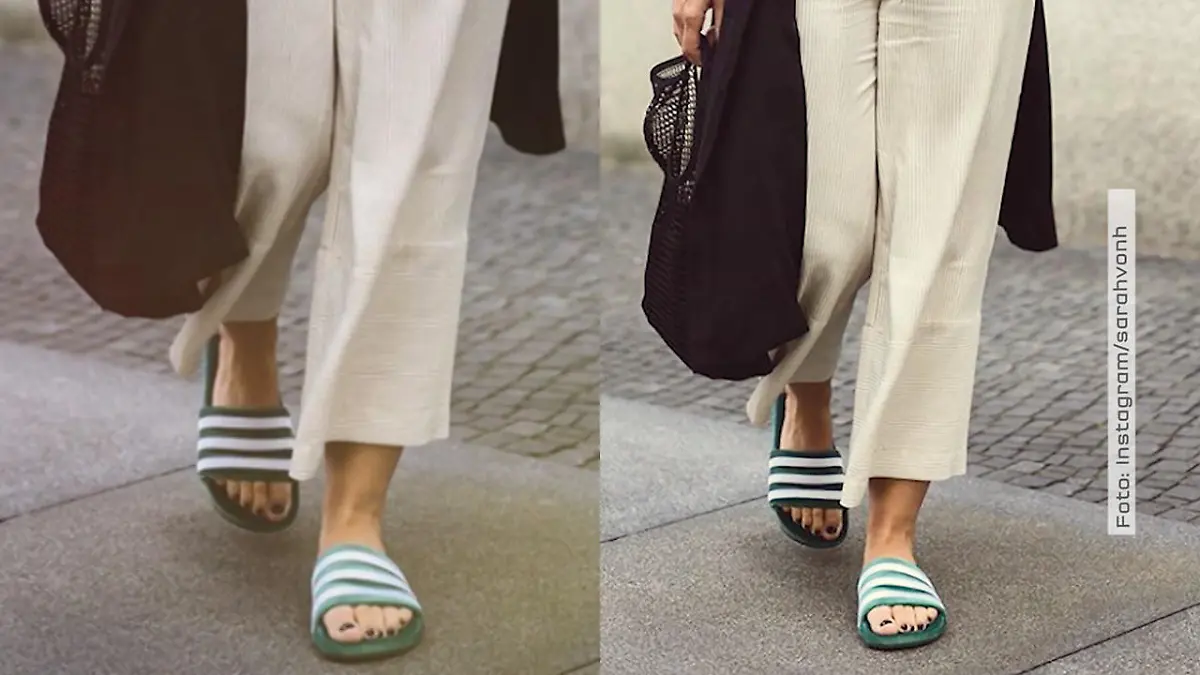 Pool Slides sind einer DER Sommer-Schuhtrends 2017 Die 'Adilette' feiert ihr Comeback!
