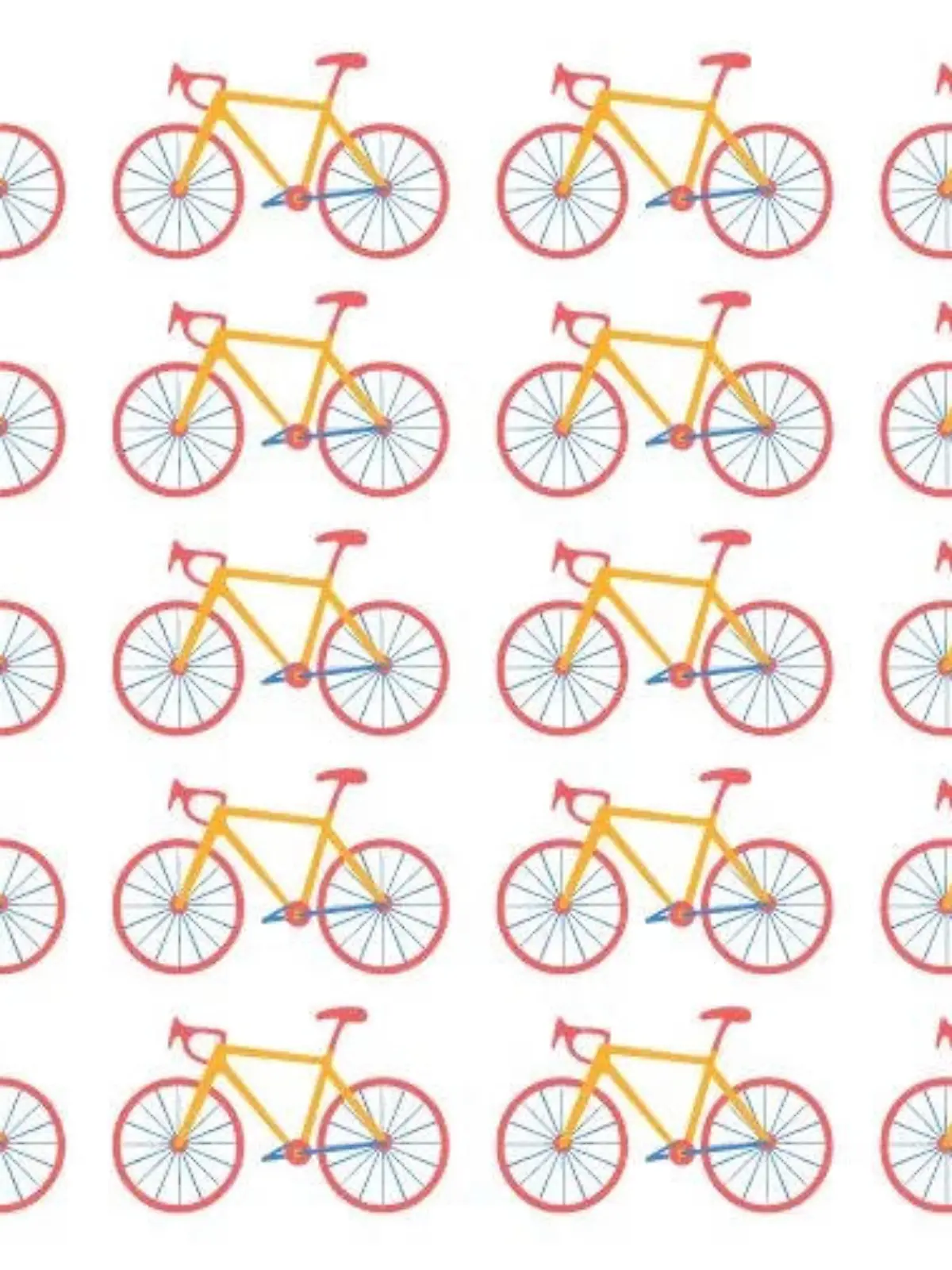 Viele Fahrräder, eins ist anders