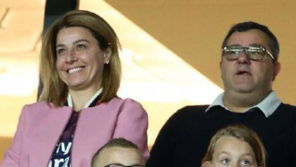 Rafaela Pimenta und Mino Raiola