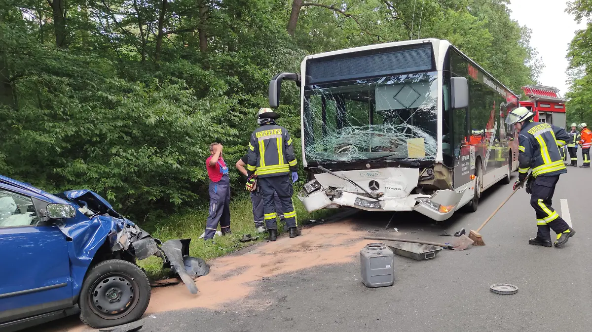 Einsatzstelle (Foto: Feuerwehr Celle)