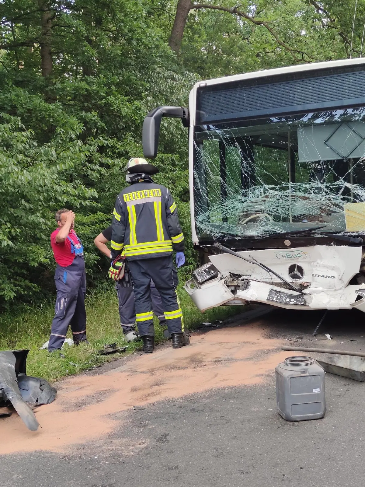 Einsatzstelle (Foto: Feuerwehr Celle)