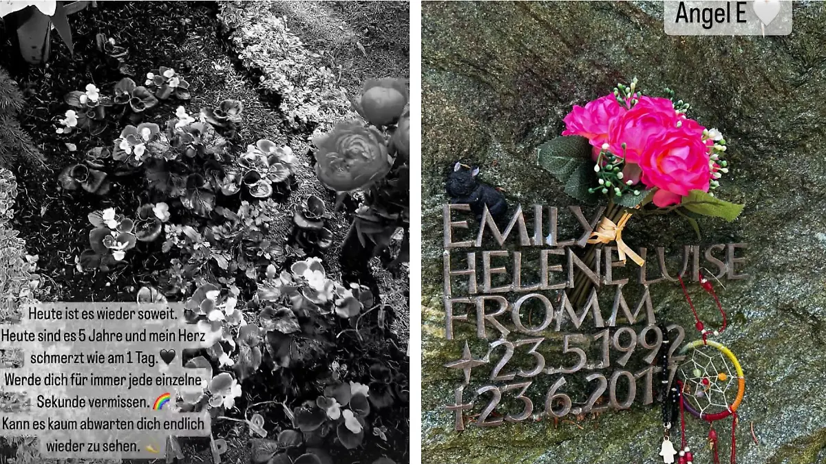 Cheyenne Ochsenknecht teilt Fotos des Grabes ihrer Cousine, die 2017 verstarb.