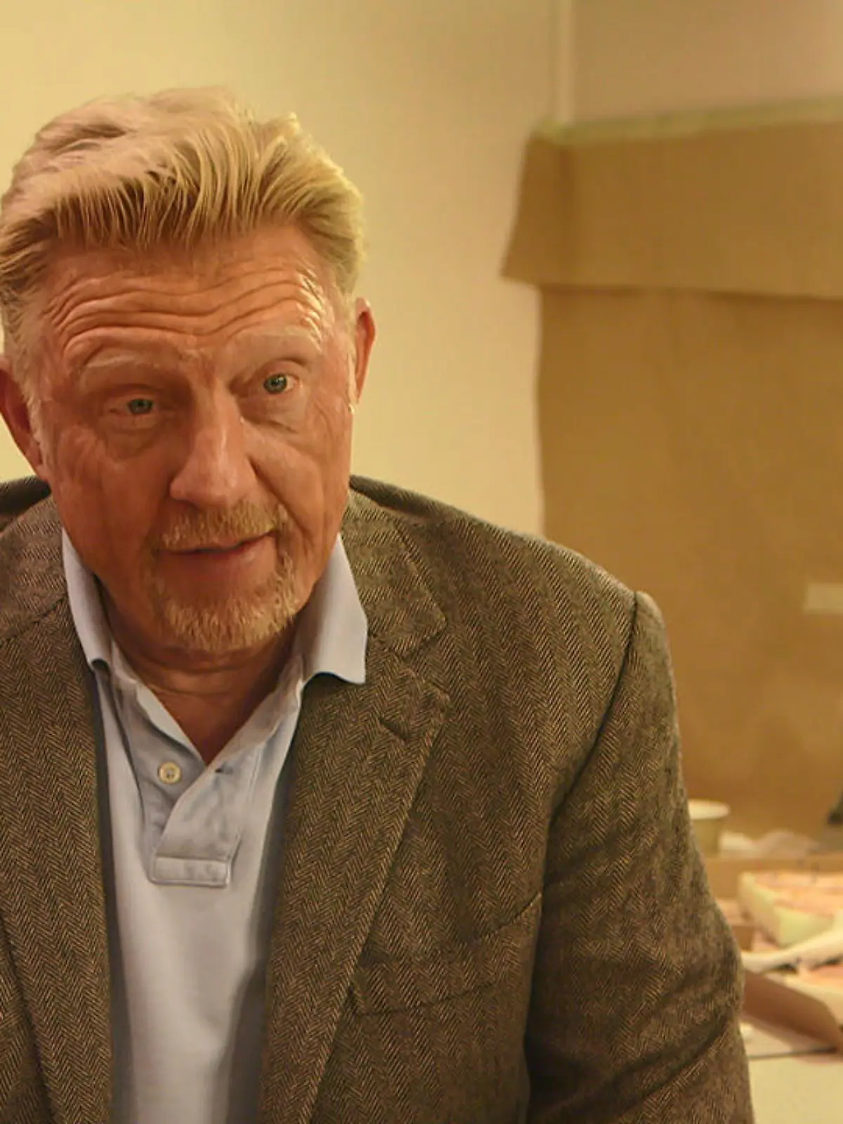Bild zu: "Backstage: Boris Becker schaut besorgt in die Zukunft"