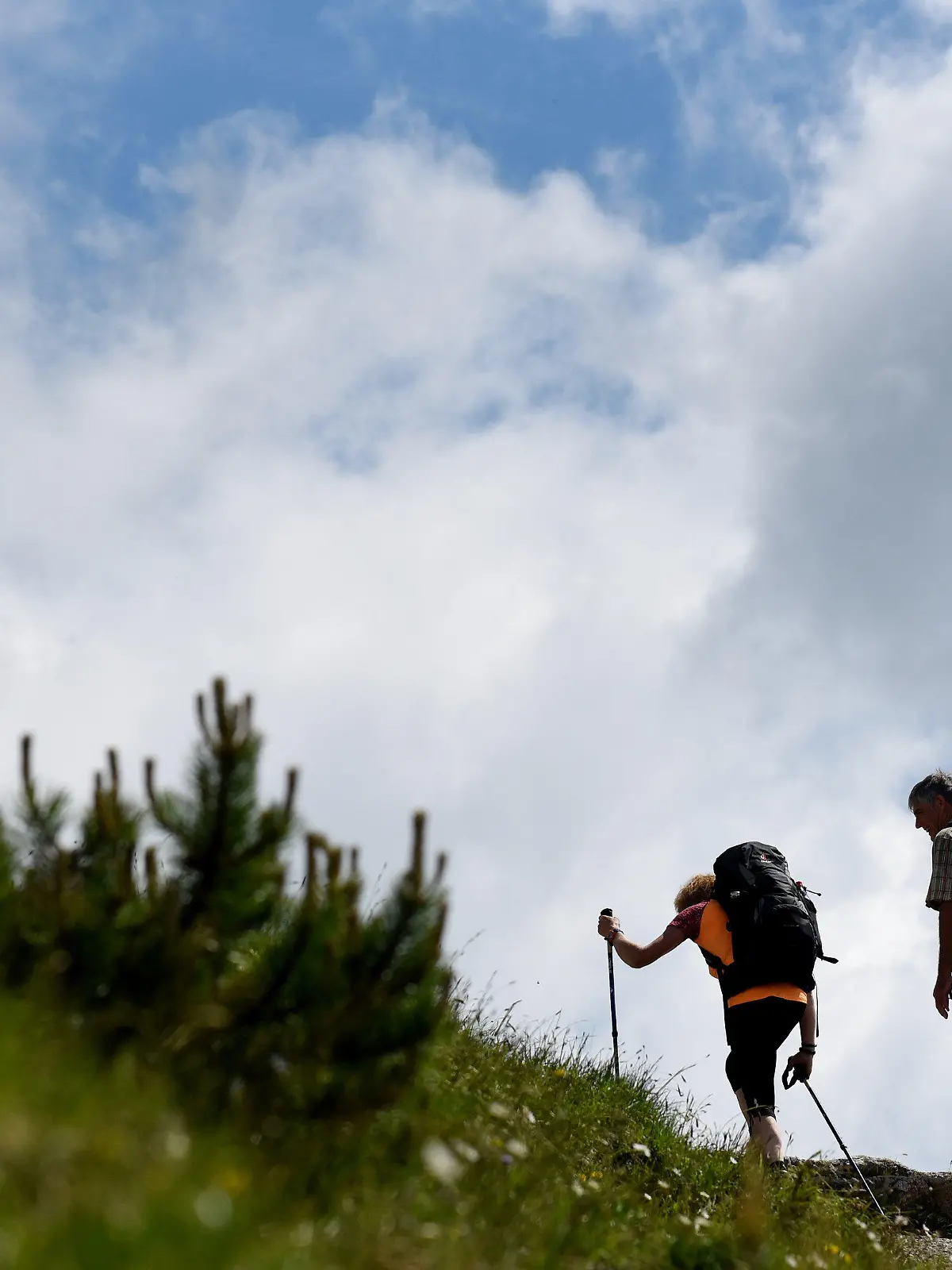 ACHTUNG: SPERRFRIST 9. AUGUST 20:00 UHR. ACHTUNG: DIESER BEITRAG DARF NICHT VOR DER SPERRFRIST, 9. AUGUST 20.00 UHR, VERÖFFENTLICHT WERDEN! EIN BRUCH DES EMBARGOS KÖNNTE DIE BERICHTERSTATTUNG ÜBER STUDIEN EMPFINDLICH EINSCHRÄNKEN. - ACHTUNG: DIESER BEITRAG DARF NICHT VOR DER SPERRFRIST, 9. AUGUST 20.00 UHR, VERÖFFENTLICHT WERDEN! EIN BRUCH DES EMBARGOS KÖNNTE DIE BERICHTERSTATTUNG ÜBER STUDIEN EMPFINDLICH EINSCHRÄNKEN. ARCHIV - Wanderer gehen am 10.06.2017 in Garmisch-Partenkirchen (Bayern) auf den Wank. (zu dpa «Studie: Wetter nur indirekt schuld an Gelenkschmerzen» vom 09.08.2017) Foto: Angelika Warmuth/dpa +++(c) dpa - Bildfunk+++