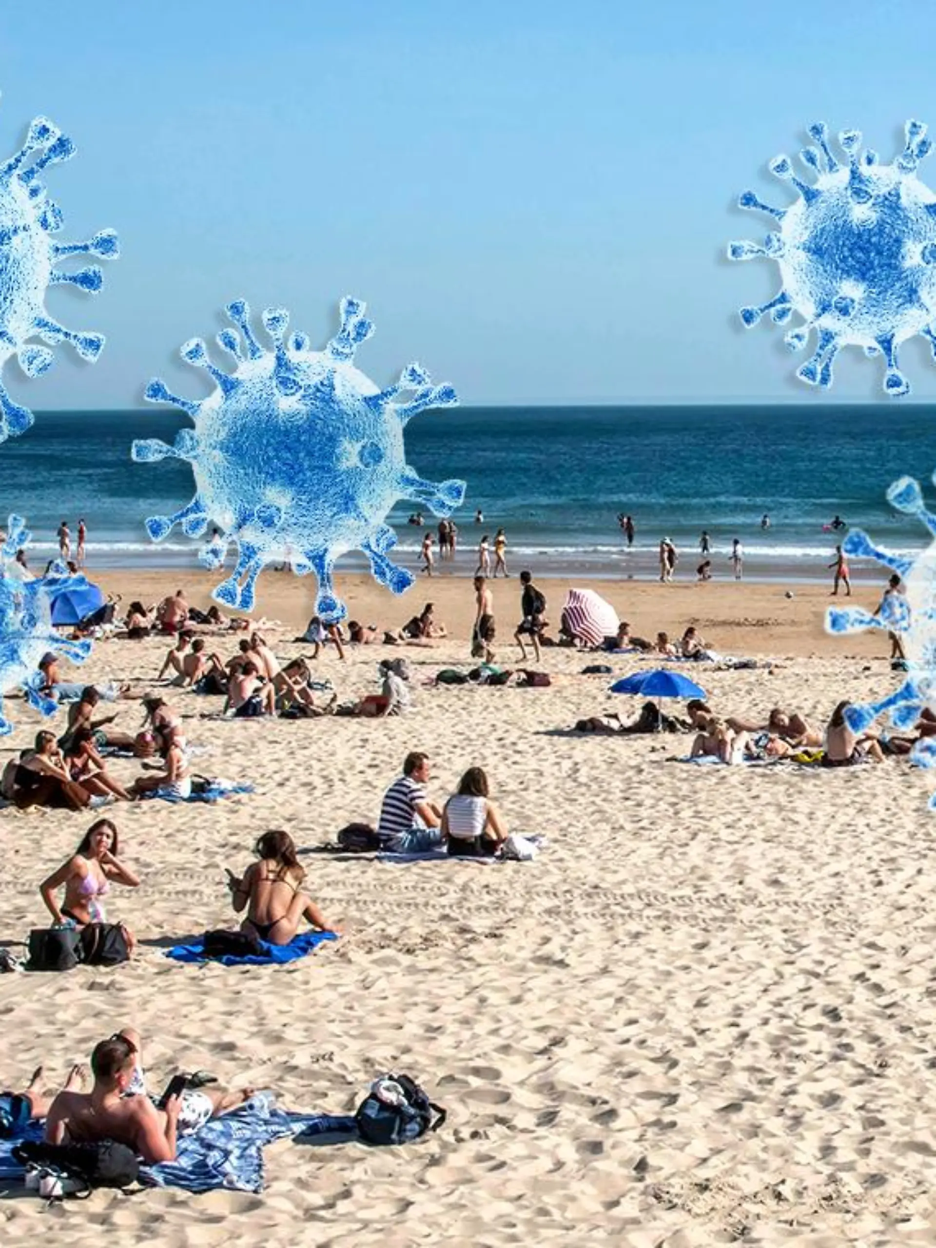 GO Web Portugal Strand Menschen Corona Viren