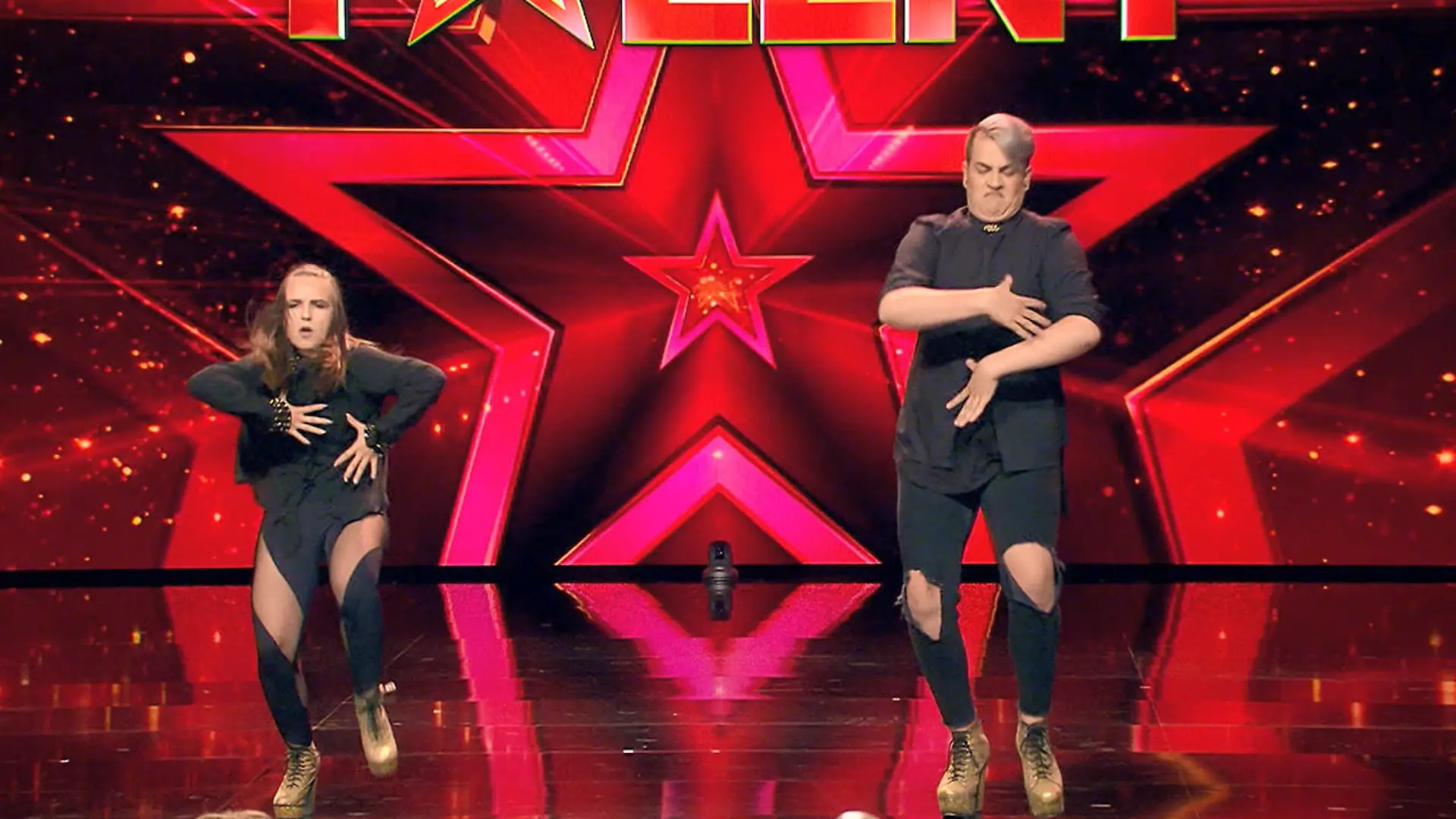 Der Highheels-Tanz reicht leider nur für die Disko Das Supertalent 2016: Castingshow 13