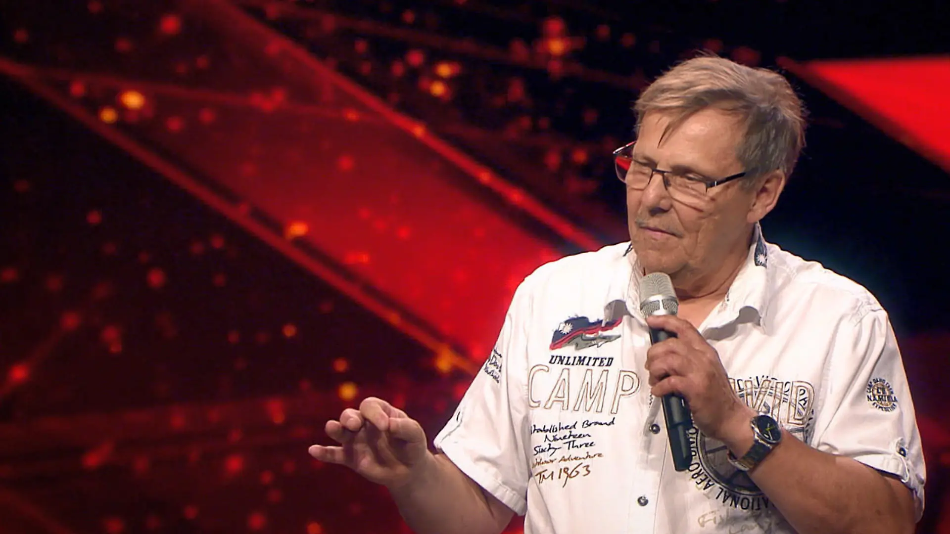 Manfred Burckard mit "You are so beautiful" Das Supertalent 2016: Castingshow 13