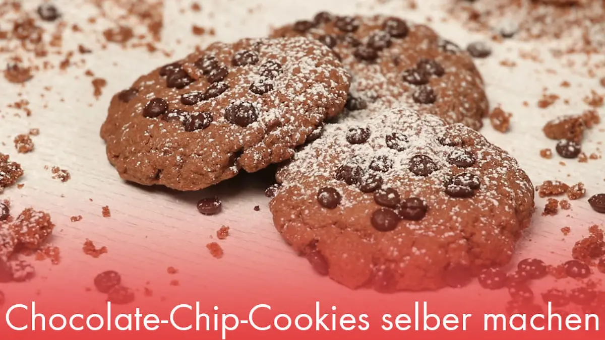 Chocolate Chip Cookies selber machen Für die Süßen unter euch