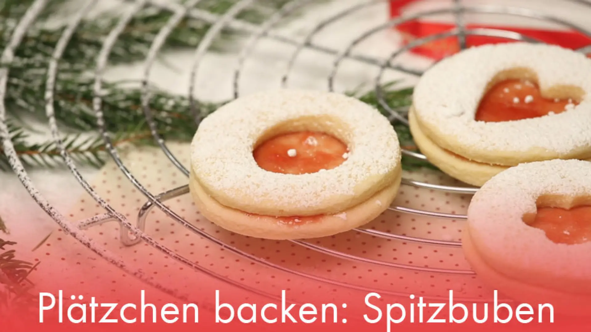 Plätzchen backen: Spitzbuben Unverschämt lecker