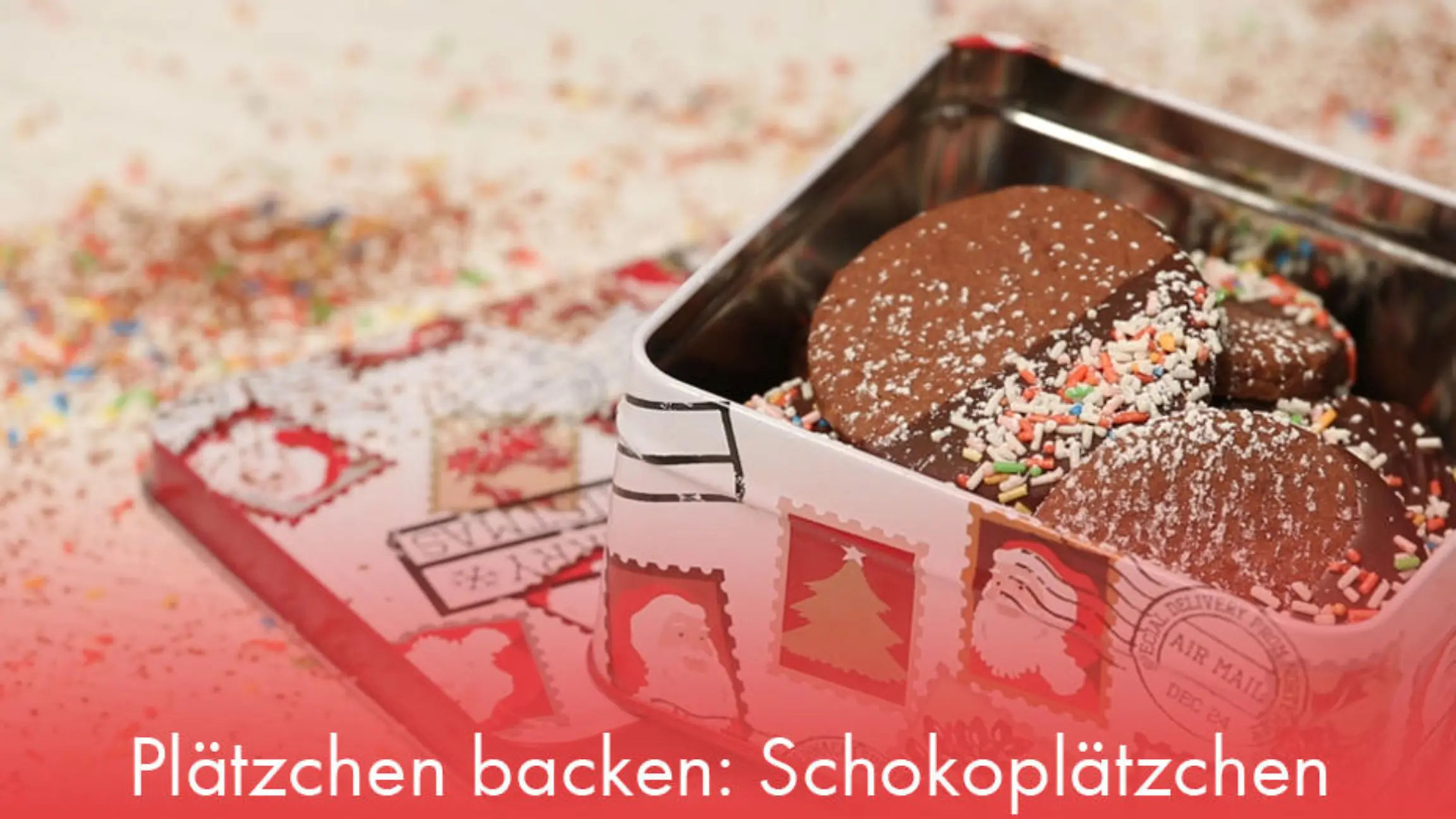 Plätzchen backen: Schokoplätzchen Für alle Naschkatzen