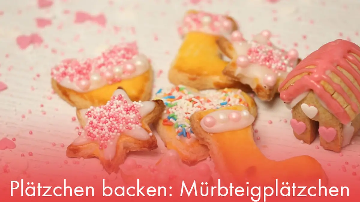 Plätzchen backen: Mürbteigplätzchen Lass deiner Kreativität freien Lauf