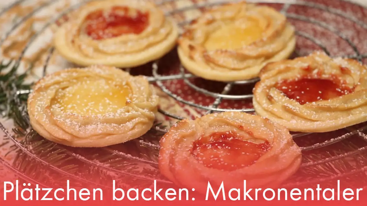 Plätzchen backen: Makronentaler Feines Gebäck für alle Backfans