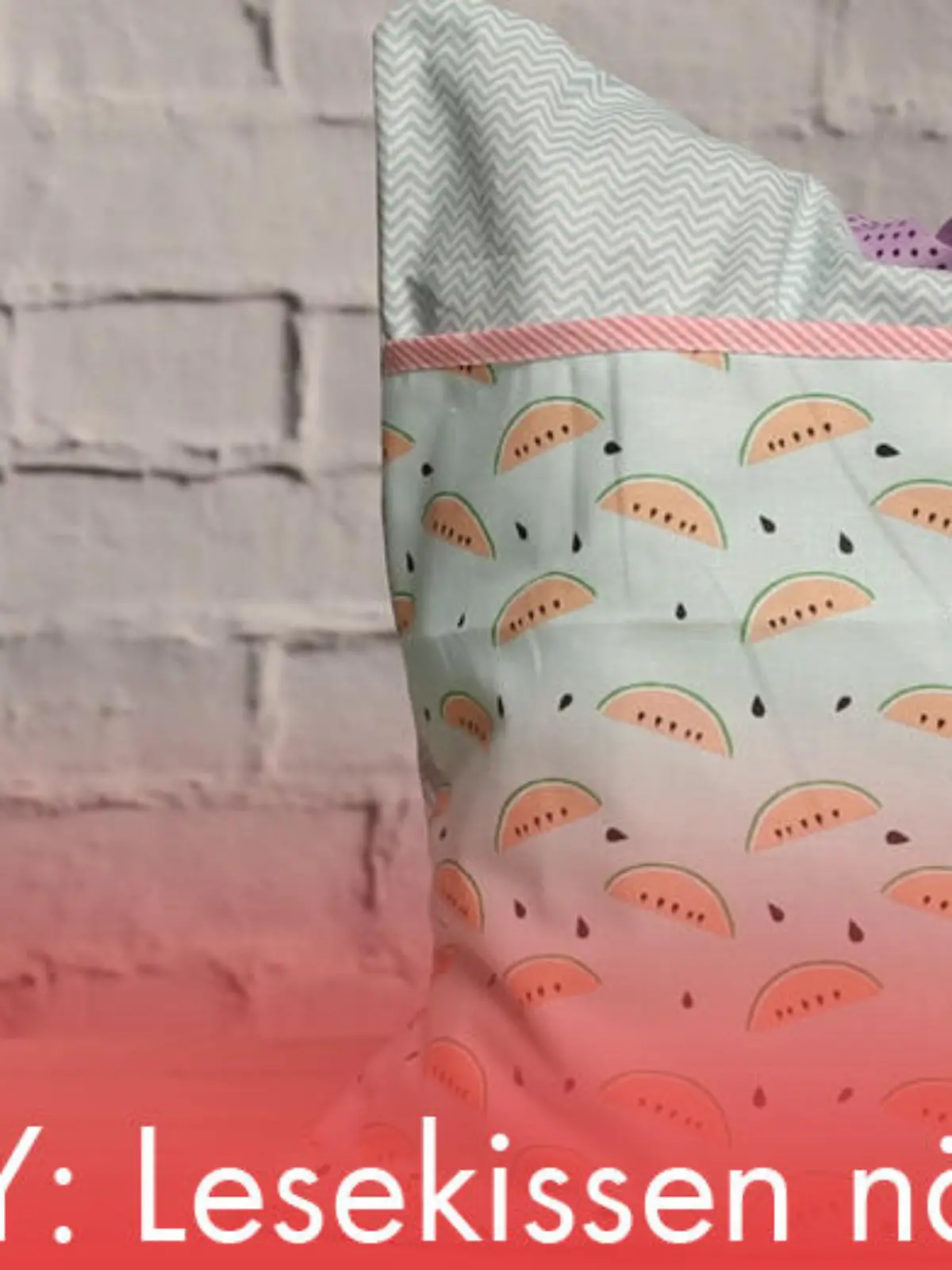 Bild zu: "DIY: Lesekissen nähen"