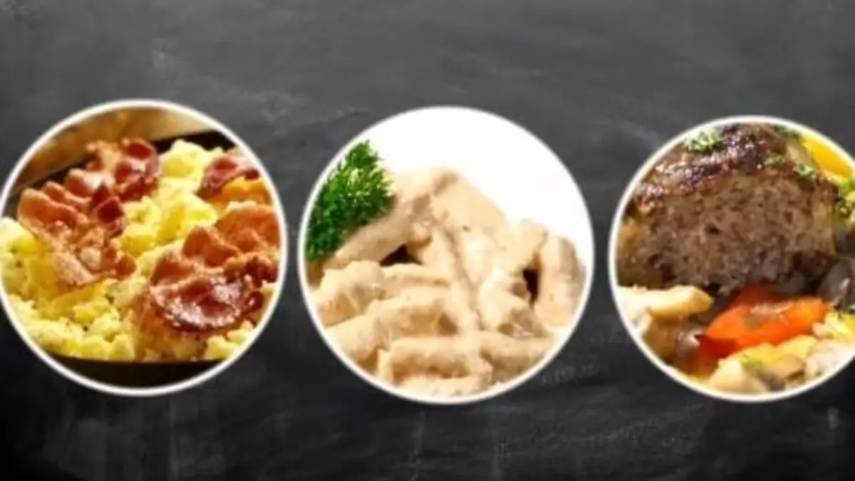 So geht 'Kochen' mit der Mikrowelle! Rührei mit Bacon, Brötchen & Geschnetzeltes mit Reis