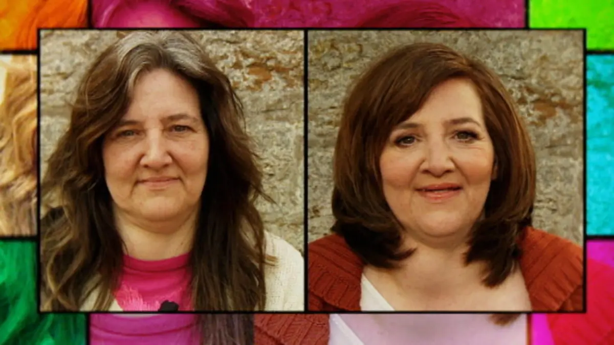 DAS können Make-up und Haarschnitt bewirken! Typveränderung par excellence