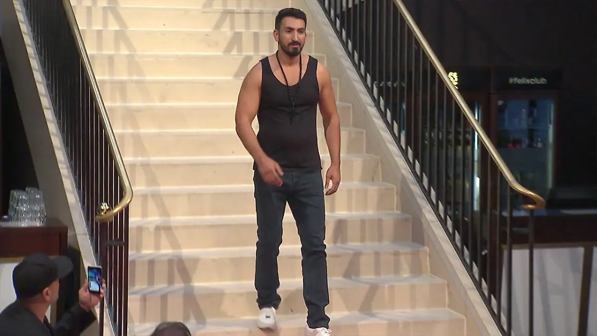 Mustafa Alin ist nun als Model unterwegs Auf dem Laufsteg machte er eine gute Figur 