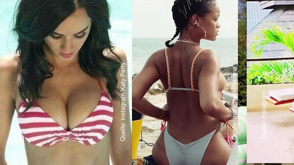 Katy Perry, Bar Refaeli & Co zeigen die Trend-Bikinis Figur mit dem Bikini zur Geltung bringen wie die Stars