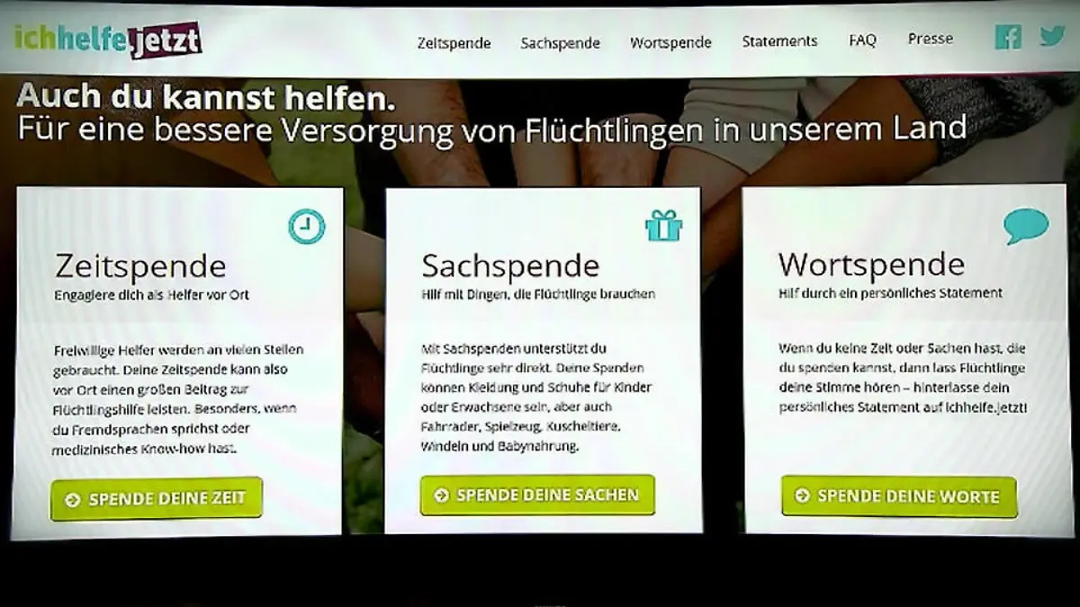 Man braucht weder viel Zeit noch Geld!  Wir alle wollen Flüchtlingen helfen - aber wie?