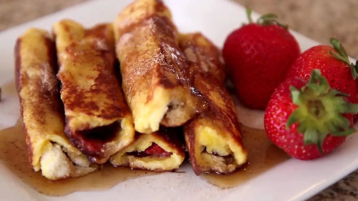French Toast Roll Ups Zum Frühstück oder für Zwischendurch