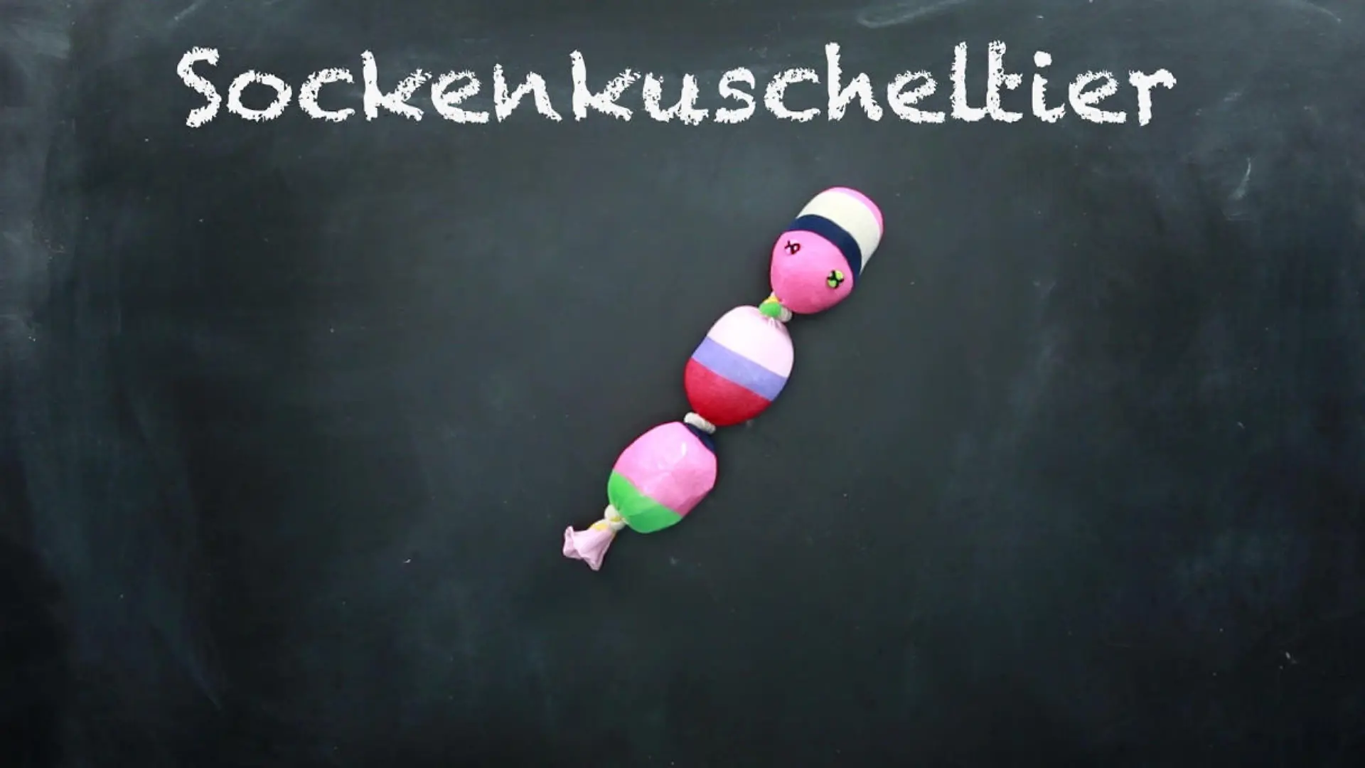 Sockenkuscheltier selber basteln Do it yourself