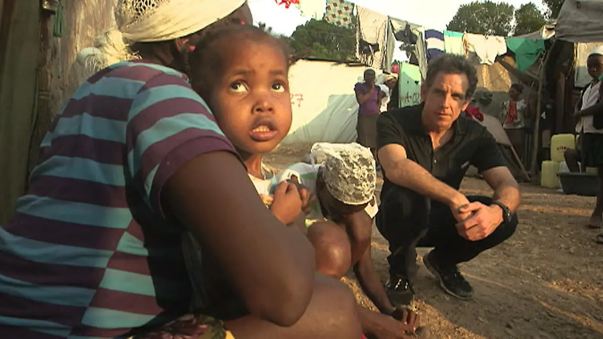 Ben Stiller baut eine Grundschule auf Haiti RTL-Spendenmarathon 2014