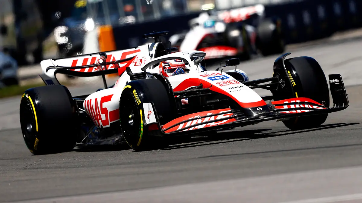 Formula 1 2022: Canadian GP CIRCUIT GILLES-VILLENEUVE, CANADA - JUNE 19: Kevin Magnussen, Haas VF-22 during the Canadian GP at Circuit Gilles-Villeneuve on Sunday June 19, 2022 in Montreal, Canada. Photo by Andy Hone / LAT Images Images PUBLICATIONxINxGERxSUIxAUTxHUNxONLY GP2209_130014_ONZ8902_1
