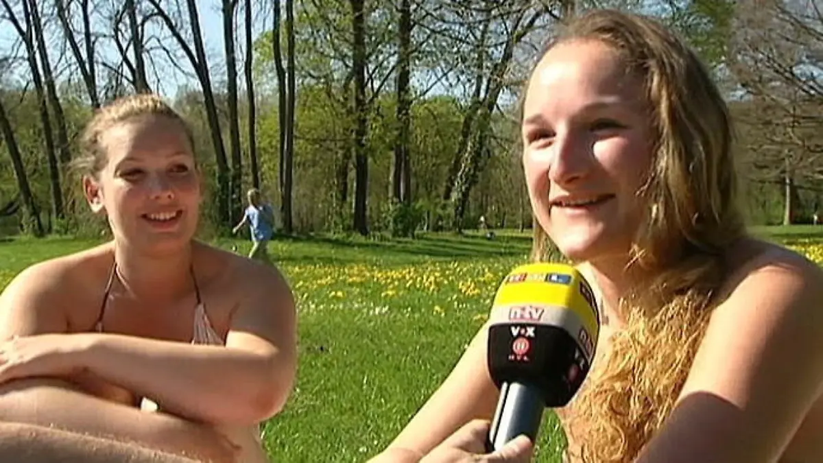 Aprilwetter 2012 spaltete das Land Bäh im Norden - Hui im Süden