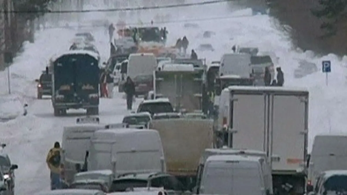 Dauerfrost: Wintereinbruch im Januar 2012 Rekordschnee in den Alpen