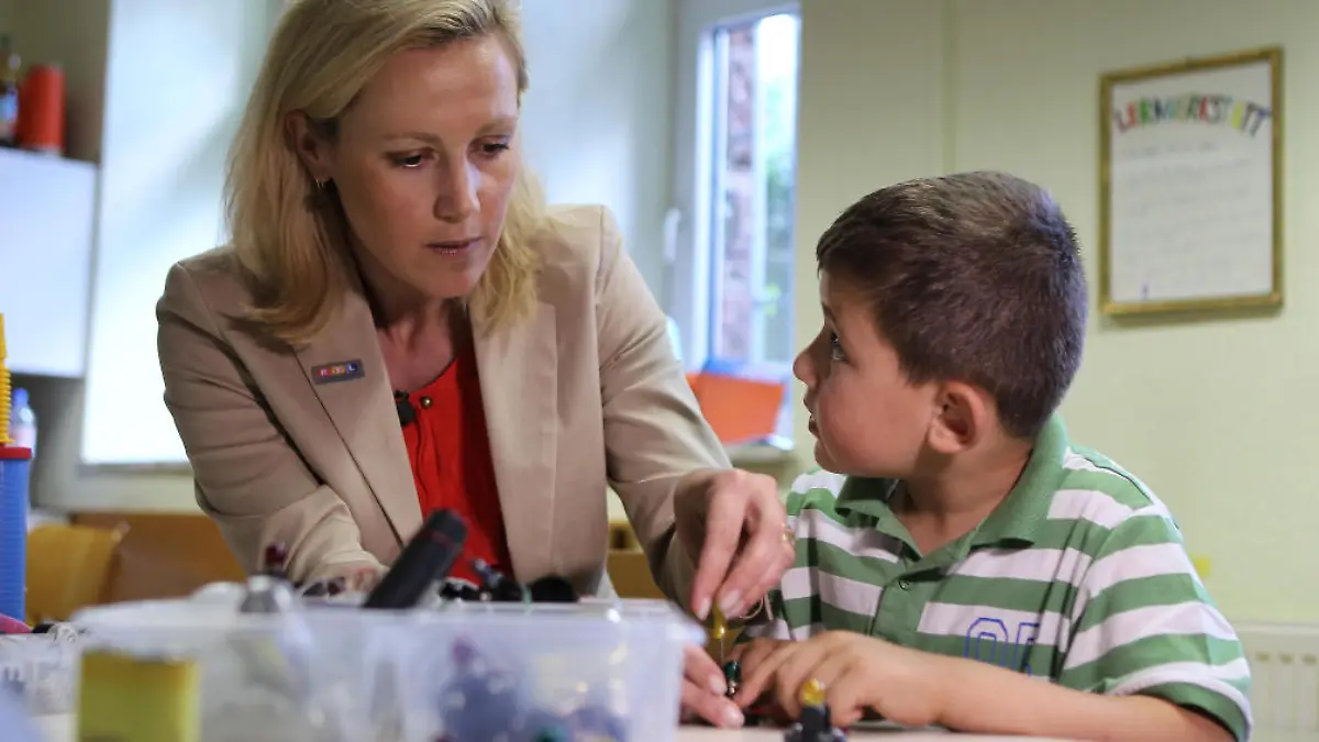 Lernzentren für sozial benachteiligte Kinder Projektpatin Bettina Wulff